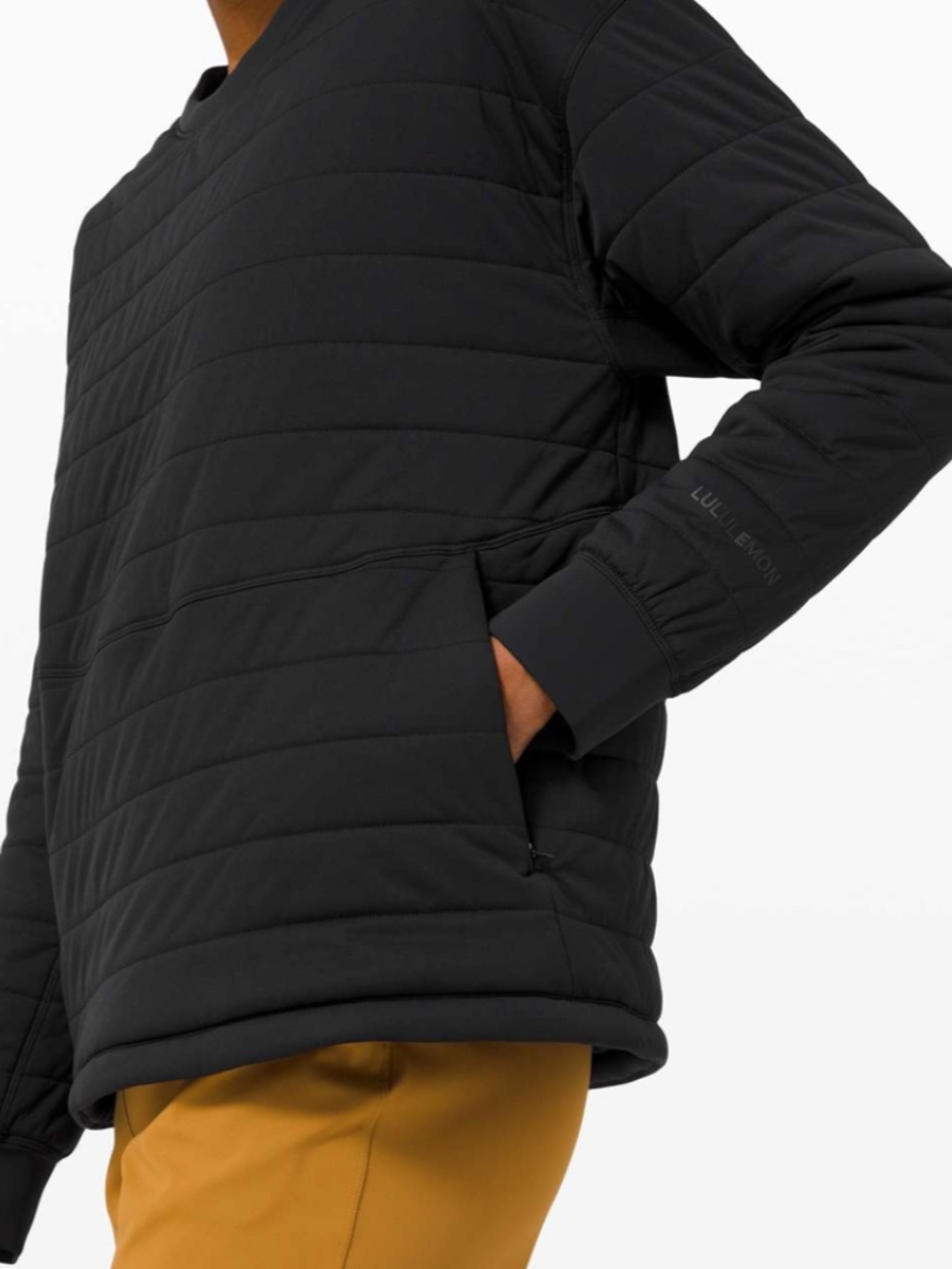 Lululemon Dynamic Movement Crew – Black (Size 4) | Insulated Windproof Pullover - Picture 3 of 6